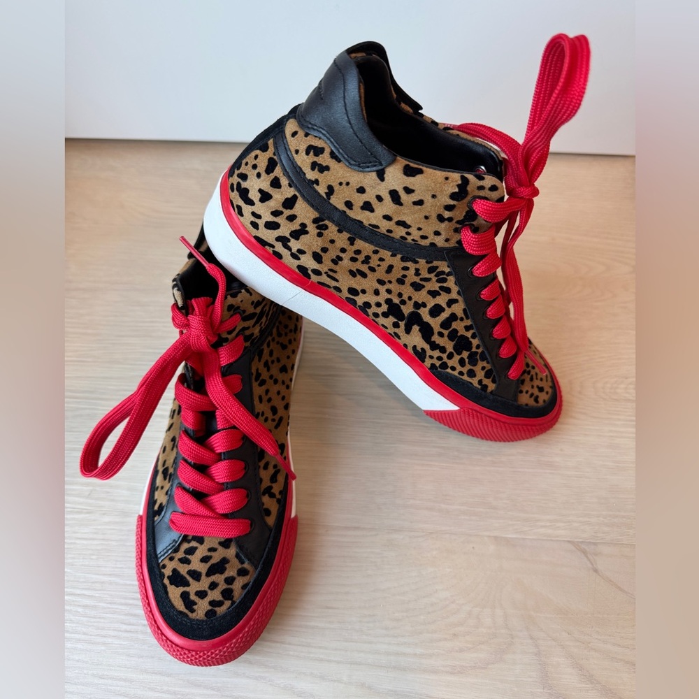 Rag & Bone Rb Army High Tops In Tan Cheetah Print… - image 4